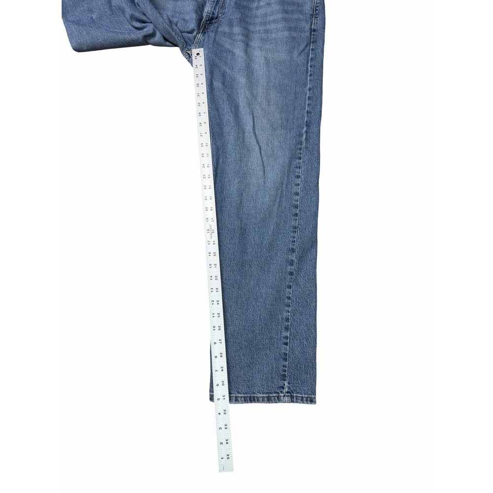 Levi's 505 Jeans Men 40x 32 Blue Denim Medium Wash Straight Leg Regular Levis - Picture 11 of 11